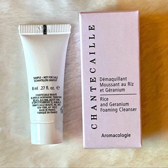 CHANTECAILLE RICE AND GERANIUM FOAMING CLEANSER TRAVEL SIZE MINI, .27 FL… - Picture 5 of 10